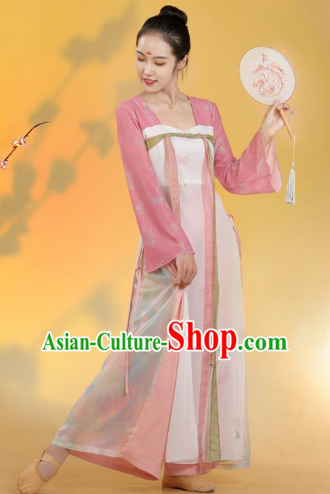 China Woman Solo Dance Clothing Classical Dance Costume Parade Fashion Hanfu Dance Dress