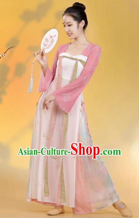 China Woman Solo Dance Clothing Classical Dance Costume Parade Fashion Hanfu Dance Dress