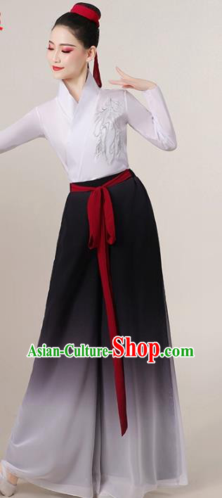 China Fan Dance Outfit Woman Solo Dance Clothing Classical Dance Costume Parade Fashion