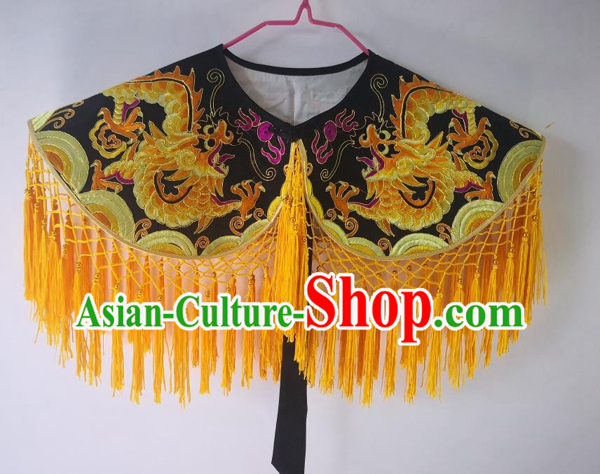 China Folk Dance Cappa Nuo Opera Immortal Yunjian Fiesta Parade Master Embroidered Costume