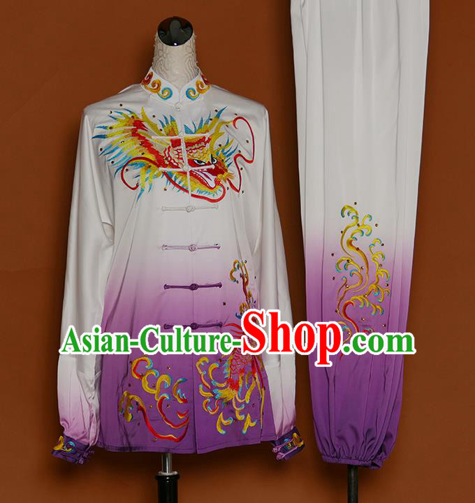 Chinese Taiji Quan Clothes Kung Fu Performance Outfit Martial Arts Competition Clothing Tai Chi Tournament Uniform