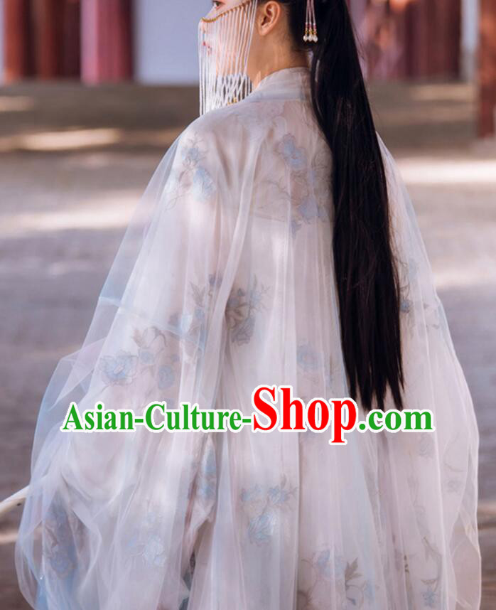 Chinese Tang Dynasty Princess Dresses Traditional Hanfu Fashion Ancient Fairy Garment Costumes