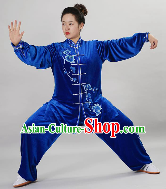 Chinese Martial Arts Clothing Winter Tai Chi Training Uniform Taiji Chuan Clothes Female Kung Fu Suit