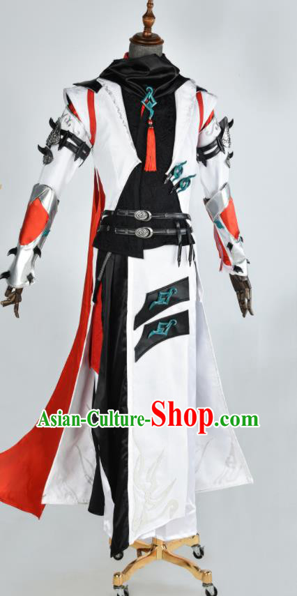Ancient Swordsman Costumes Cosplay Hero Clothes Jian Xia Qing Yuan Ling Xue Ge Male Clothing