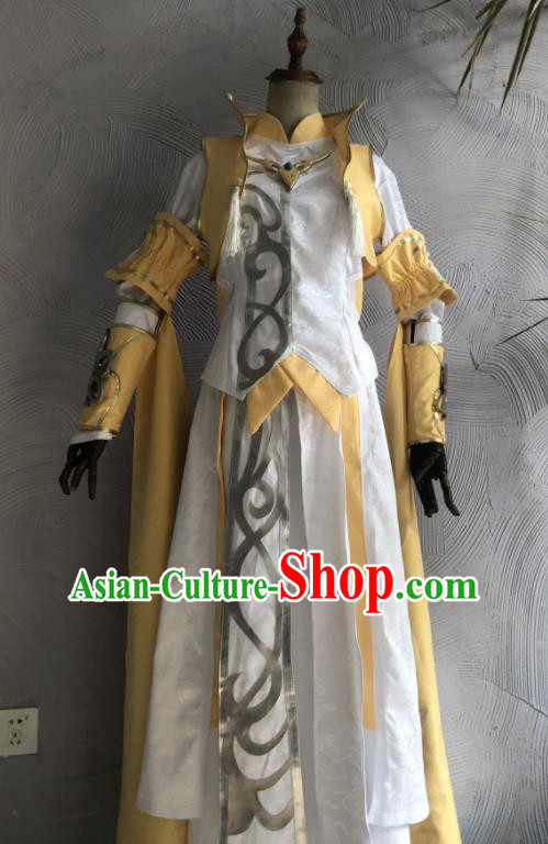 Ancient Swordswoman Costumes Cosplay Noble Lady Clothes Jian Xia Qing Yuan NPC Clothing