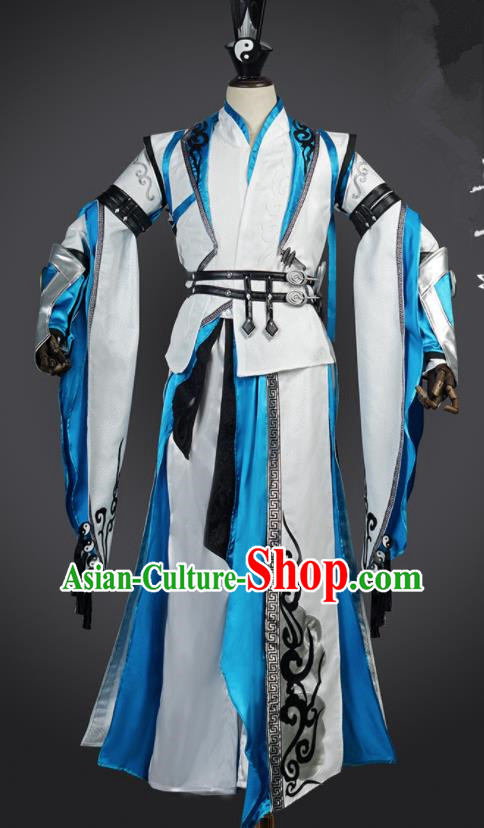 Cosplay Swordsman Clothes Jian Xia Qing Yuan NPC Clothing  Ancient Young Hero Costumes