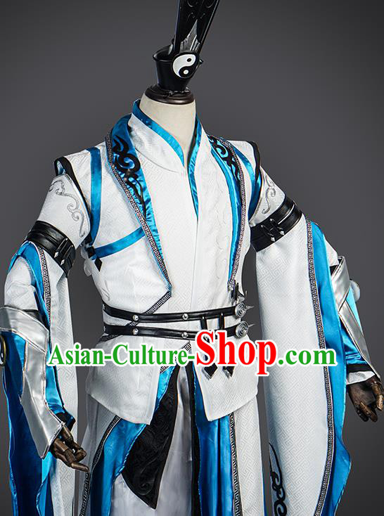 Cosplay Swordsman Clothes Jian Xia Qing Yuan NPC Clothing  Ancient Young Hero Costumes