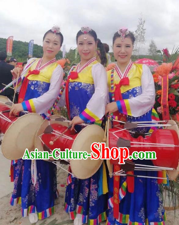 Korean Ethnic Costumes Stage Performance Costumes And Korean Tribal Elders' Encouragement