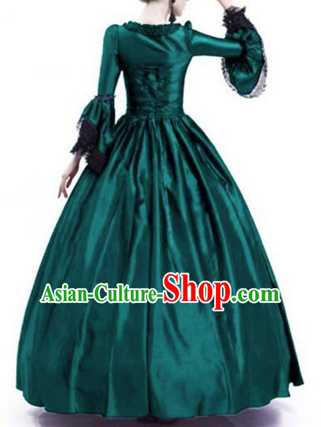 Cosplay European Medieval Noble Court Long Dress For Stage Plays Featuring European And American Retro Style Formal Evening Dresses For Women