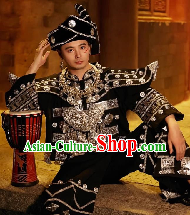 Miao Costumes Ethnic Minority Costumes Tourist Attractions Photo Boutique Male Miao King Suit