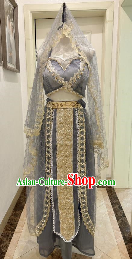 Dunhuang Flying Apsaras Exotic Western Region Style Women Beauty Costume