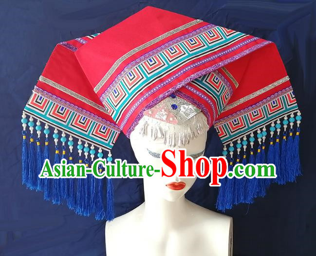 Ethnic Minority Hat Zhuang Women Hat Etiquette Solo Hat