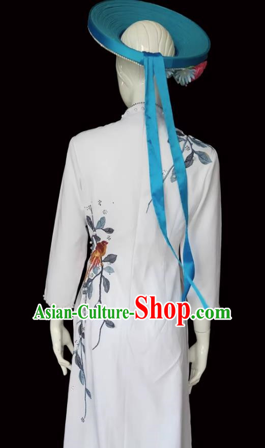 Ethnic Minority Costume Kinh Women Clothing Vietnam Ao Dai