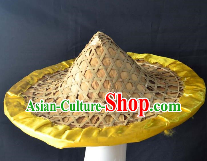 Guangxi Women Adult Minority Performance Hat Zhuang Nationality Folk Song Advanced Embroidery Handmade Headwear