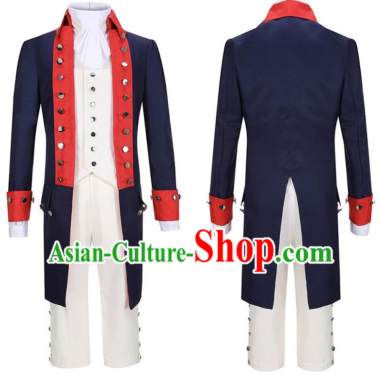 Medieval European Prince Costume Suit Male And Female Cosplay Royal Family Member Evening Dress Studio Stage Outfit