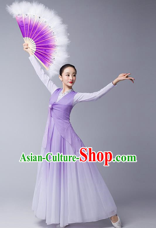 Classical CCTV Korean Dance With The Same Style Of Soul Wings Dance Costume Art Test Fan Elegant Big Swing Performance Costume Da Jang Jin
