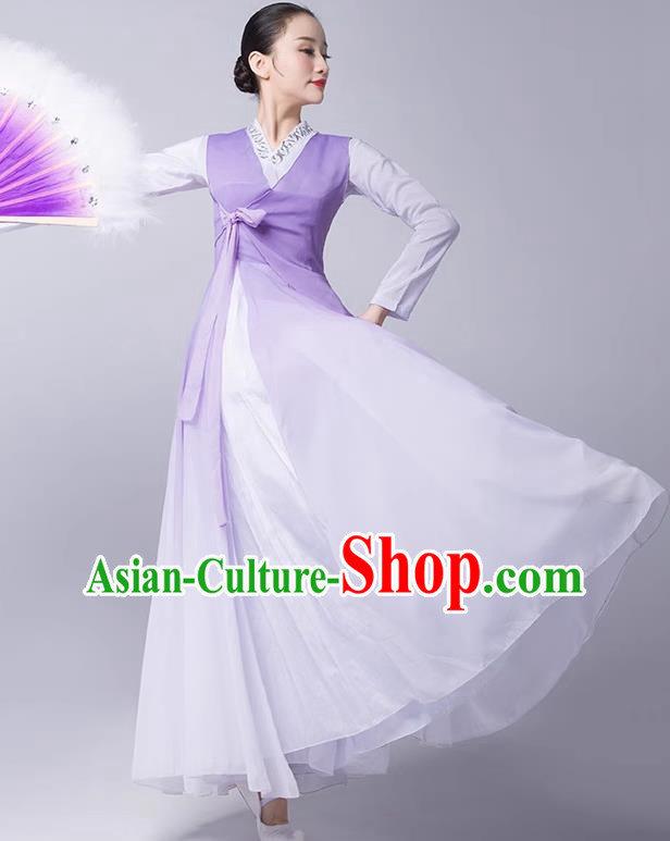Classical CCTV Korean Dance With The Same Style Of Soul Wings Dance Costume Art Test Fan Elegant Big Swing Performance Costume Da Jang Jin