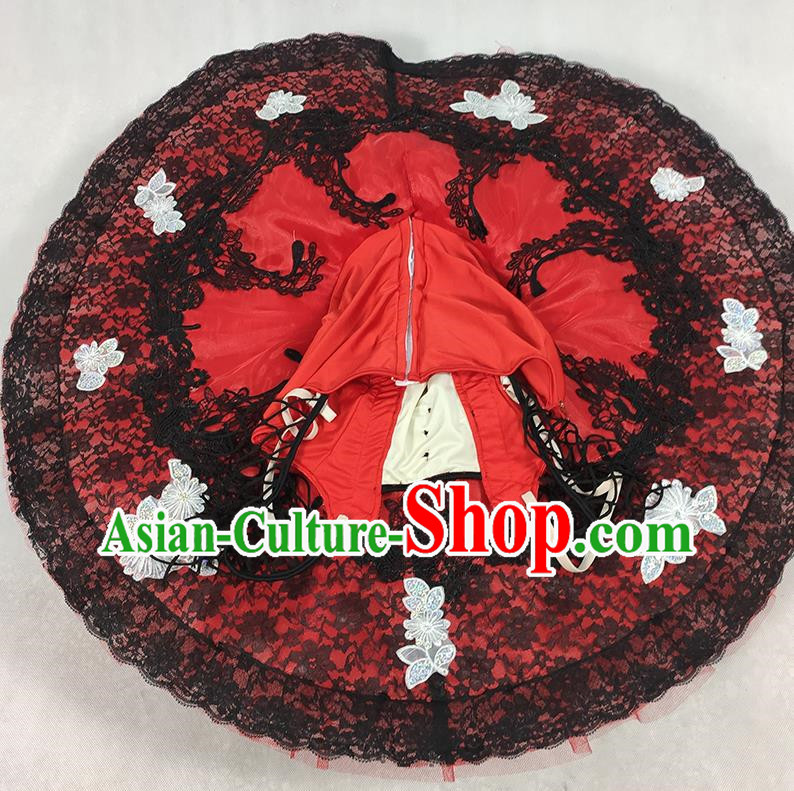 Ballet Dance Costume Tutu Skirt Skirt Collar Dance Practice Clothing Performance Clothing Tutu Skirt Adult Performance Clothing