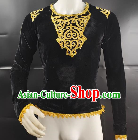 Men Ballet Tops Prince Dance Performance Costumes Pas De Deux Jazz Modern Dance Costumes Performance Costumes