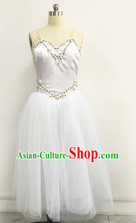 Ballet Long Skirt Dance Performance Clothing Large Stage Performance Clothing Adult Women Gauze Skirt Elegant Dance Skirt