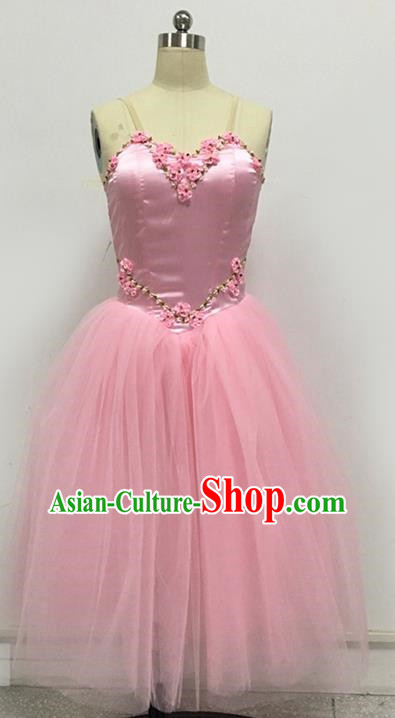 Long Dance Ballet Dress Princess Dress Performance Dress Exercise Suit Tutu Skirt Gauze Skirt