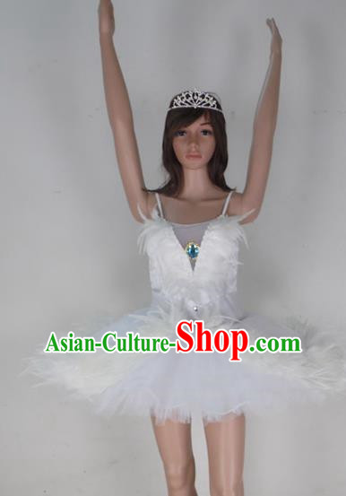 Adult Children Dance Performance Costumes Professional Ballet TUTU Gauze Skirt Disk Skirt Feather Stage Costume