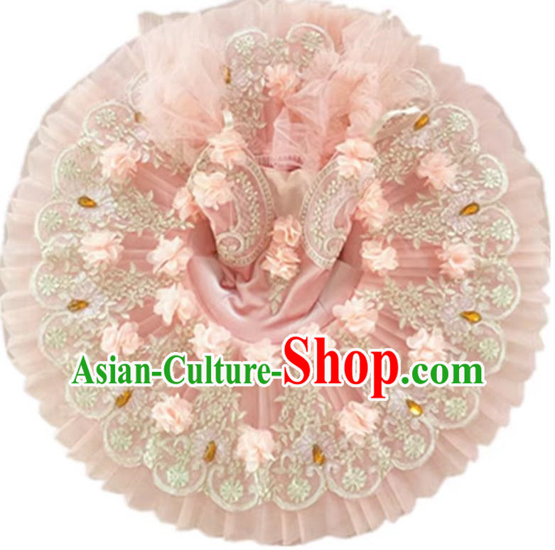 Ballet Skirt Children Little Swan Costumes Girls Fluffy Gauze Skirt Tutu Skirt Dance Performance Costumes
