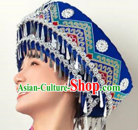 Ethnic Minority Hat Miao Tujia Zhuang Headdress Female Performance Stage Jewelry Yi Naxi