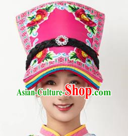 Ethnic Minority Hat Miao Tujia Zhuang Headdress Female Performance Stage Jewelry Yi Naxi