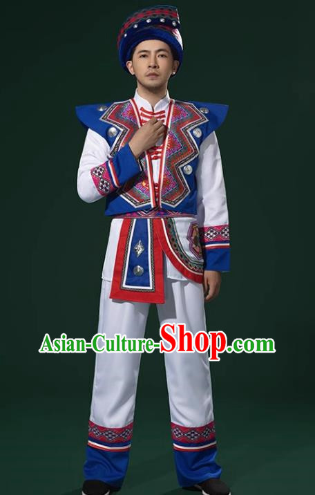 Ethnic Minority Costumes Male Guizhou Miao Yi Nationality Dong Nationality Yunnan Bai Nationality Tujia Yao Nationality Stage Performance Costumes