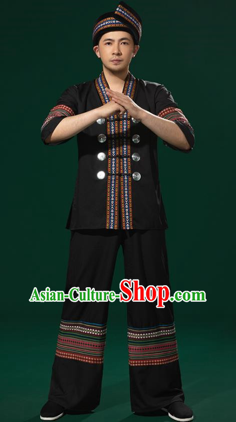 Ethnic Minority Costumes Male Guizhou Miao Yi Nationality Dong Nationality Yunnan Bai Nationality Tujia Yao Nationality Stage Performance Costumes