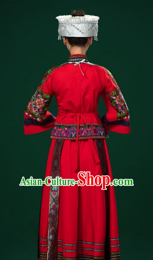 Guizhou Miao Costume Female Minority Costume Adult Xiangxi Miao Village Embroidery Stage Performance