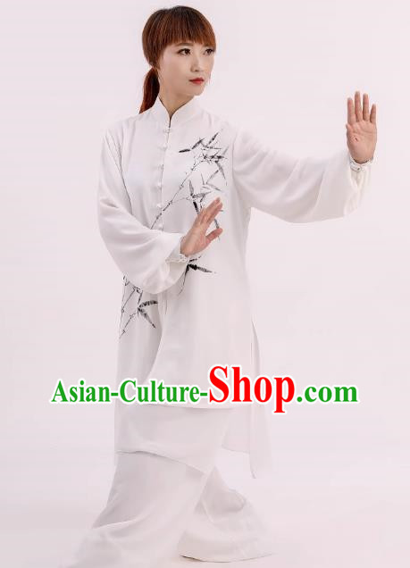 Tai Chi Clothing Female Summer Clothes Elegant Tai Chi Practice Clothing Competition Clothing Chinese Wind Male