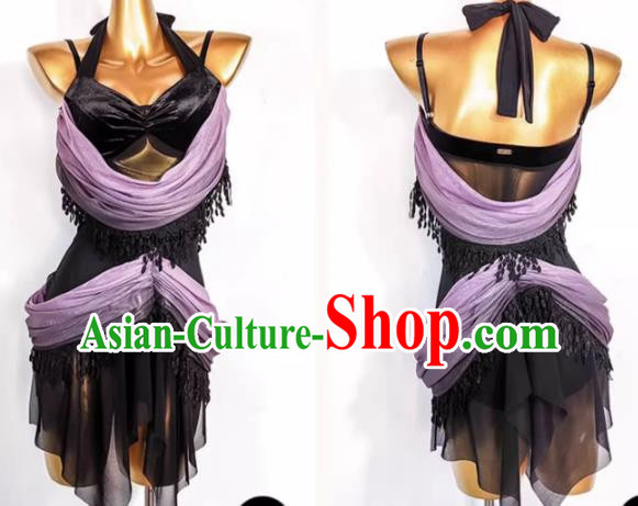 Latin Practice Clothing Gradient Color Performance Clothing Art Examination Clothing Team Performance Clothing