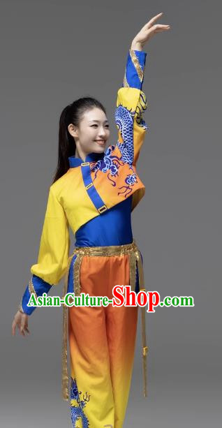 Chinese Style Male And Female National Tide Martial Arts Performance Clothing Annual Meeting Jazz Dance Modern Dance Drum Performance Suit