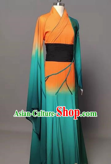Classical Dance Wide Sleeve Clothing Chinese Style Examination Han And Tang Costume Performance Clothing