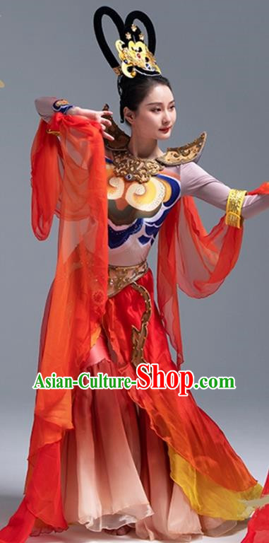Dunhuang Flying Fairy Elegant Chinese Style Classical Performance Costumes Rebound Pipa Gorgeous Dance Costumes