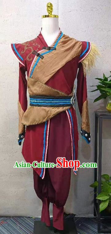 Mongolian Dance Group Dance Minority Male Mongolian Costume Prairie Dance Male Group Dance