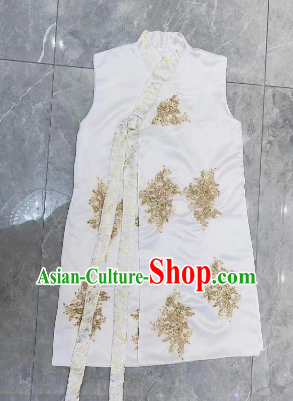 Korean Prince Hanbok Traditional Costume Wedding Groom Fashion Ancient Scholar White Outfit