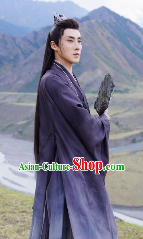 China TV Series Chen Xiang Ru Xie Lord Replica Costumes Ancient Mountain God Garments Immortal Samsara Yu Mo Clothing