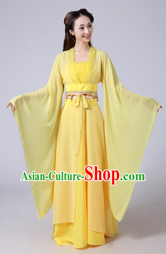 Heroine Little Dragon Girl White Liu Yifei Ancient Costume Seven Fairies Costume