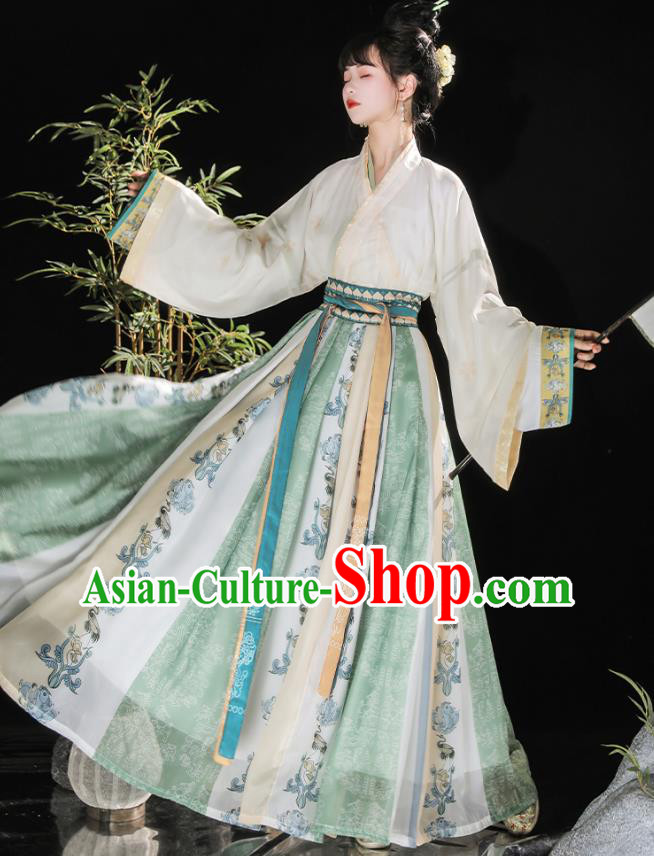 Traditional Hanfu Dress Jin Dynasty Palace Lady Clothing Ancient China Princess Costumes