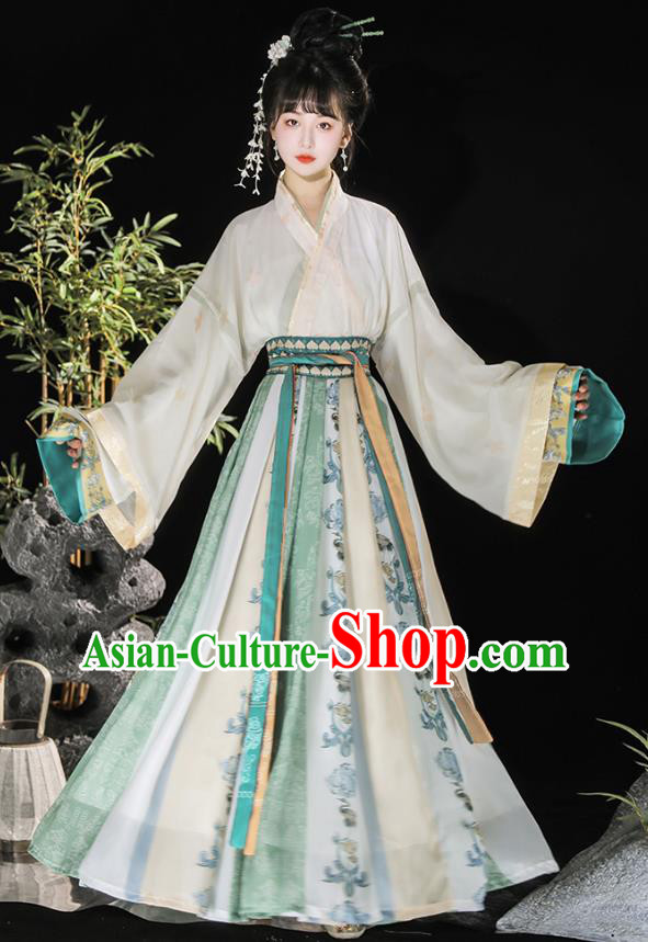 Traditional Hanfu Dress Jin Dynasty Palace Lady Clothing Ancient China Princess Costumes