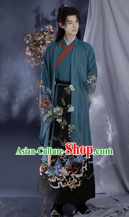 China Song Dynasty Prince Clothing Wuxia TV Series Swordsman Hanfu Ancient Scholar Costumes