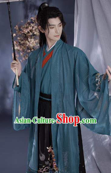 China Song Dynasty Prince Clothing Wuxia TV Series Swordsman Hanfu Ancient Scholar Costumes