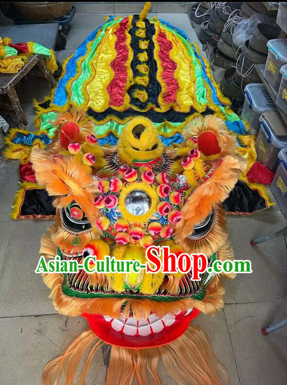 World Competition and Parade Lion Dance Costume New Year China Golden Fut San Lion Complete Set