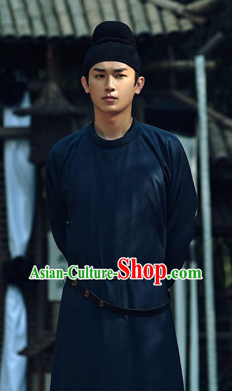 China TV Series Strange Tales of Tang Dynasty Official Robe Traditional Swordsman Hanfu Clothing Ancient Imperial Bodyguard Costume
