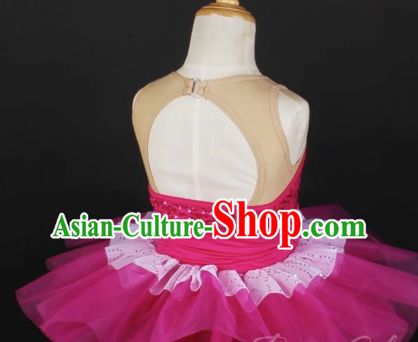 Children Gauze Skirt Sequined Stage Costume Ballet Dance Costume Performance Costume