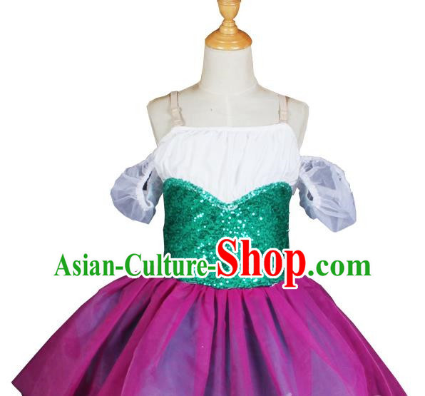 Children Princess Dress Gauze Skirt Spring And Summer Girls Fluffy Ballet Costume Stage Costume