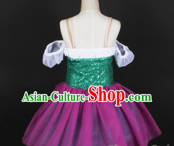 Children Princess Dress Gauze Skirt Spring And Summer Girls Fluffy Ballet Costume Stage Costume